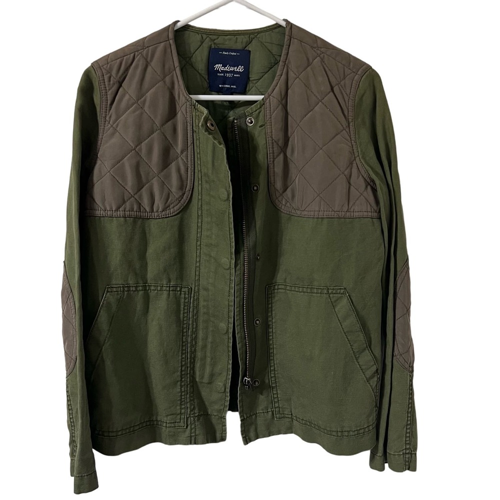 Madewell Women’s Green and Brown Utility Jacket